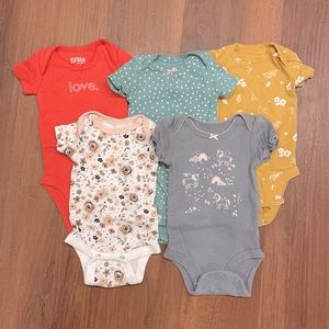 Girl, newborn onesies